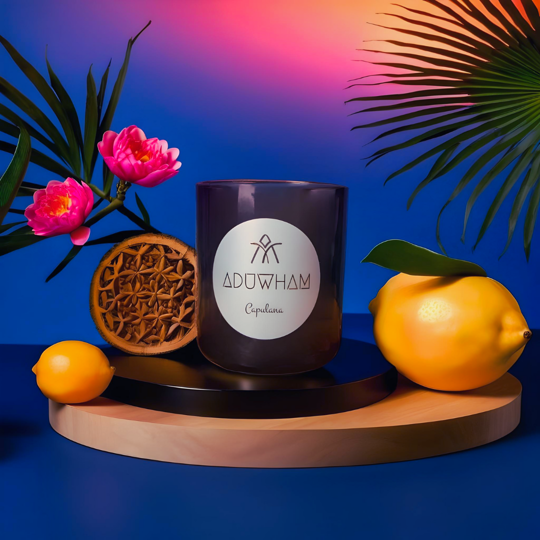 Capulana Candle: A Vibrant Tribute to Tradition and Tranquility