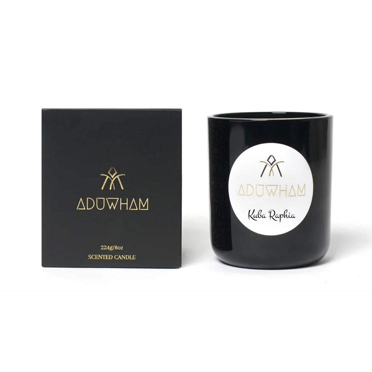Kuba Raphia Candle: A Sweet Escape to the Heart of the Congo